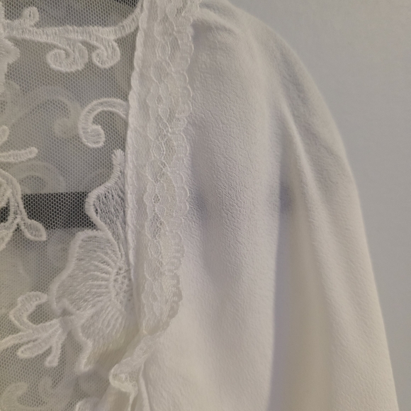 For Love And Lemons White Lace Blouse - Picture 7 of 15